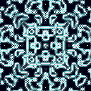 Turquoise Latticework